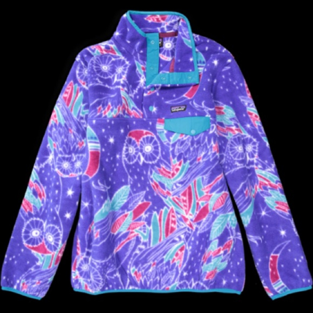 SALE!Patagonia Synchilla snap-t (W), vintage print